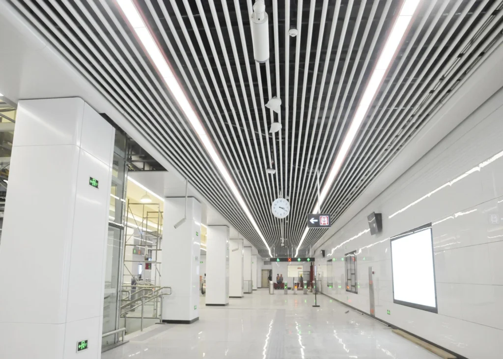 Shijiazhuang Metro Station - Anodized aluminum finish