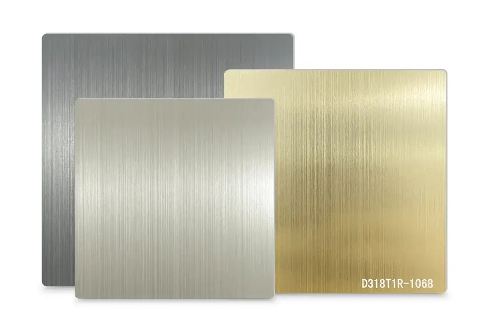 Brushed aluminum sheet