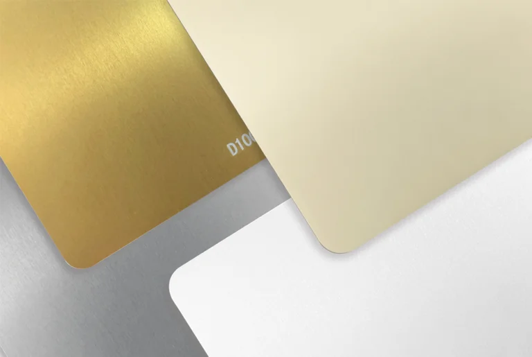 Satin anodized aluminum sheet