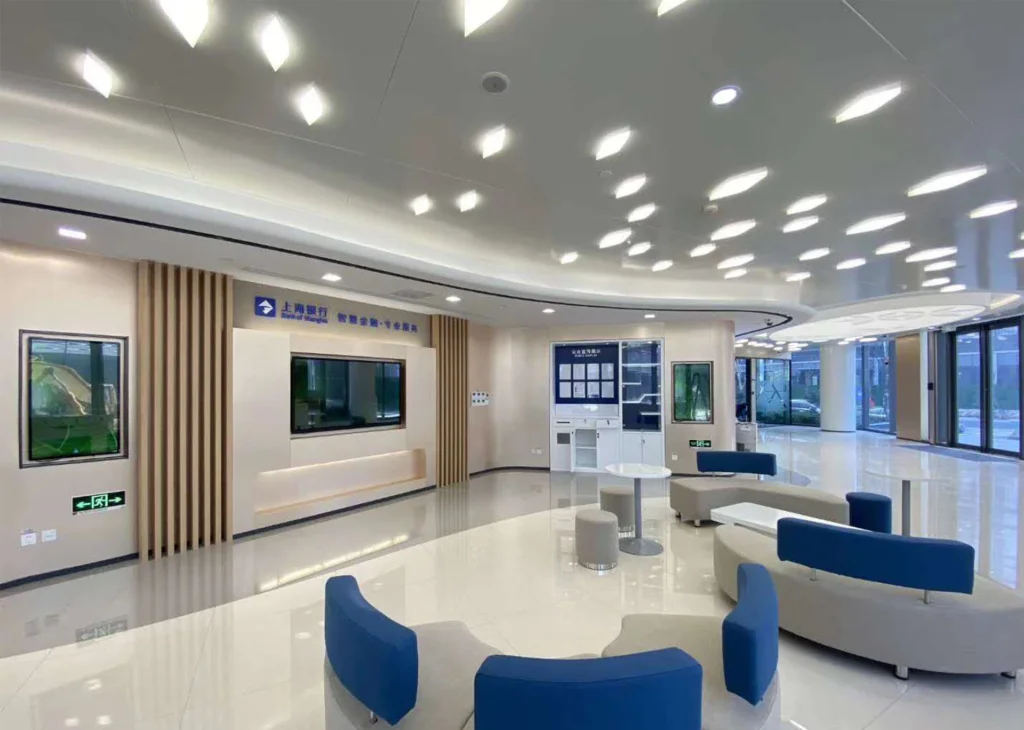 Shanghai Commercial Bank - Anodized aluminum finish